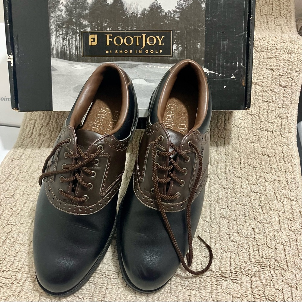 FootJoy Men's Black and Brown Oxfords